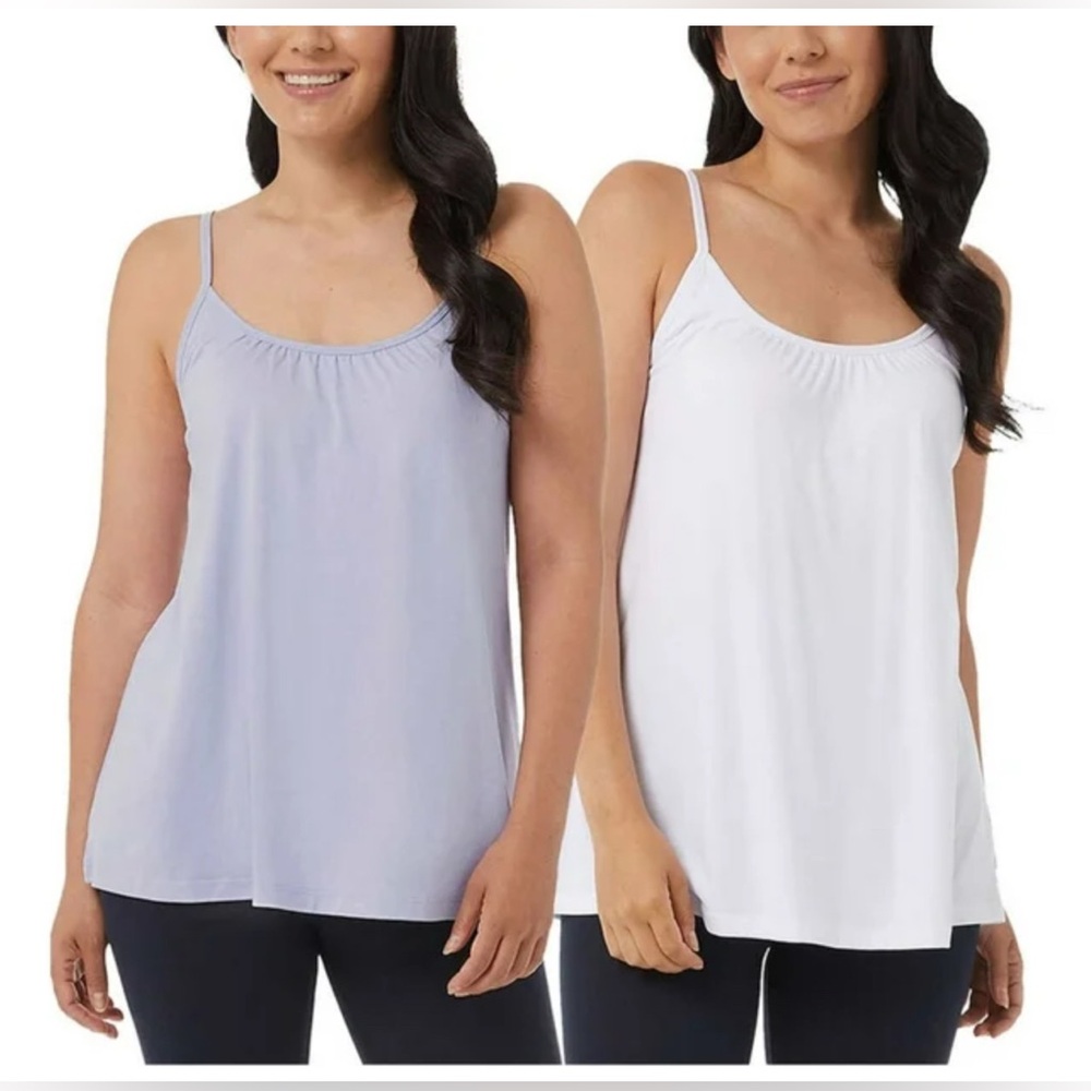 32 Degrees 2 Camisole Tops with Breathable Fabric